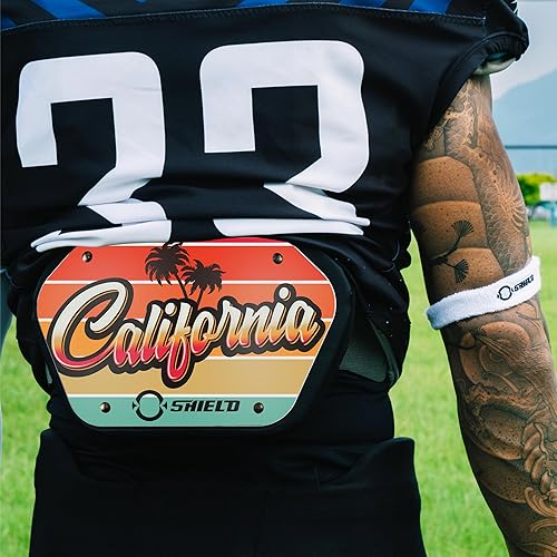 Miniatura 6 de O Shield State Football - Placa trasera para jugadores de fútbol, protector trasero, ajuste universal