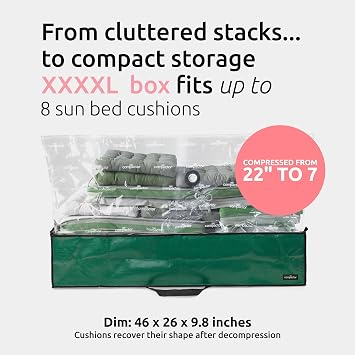 Compactor L Vacuum Storage Bag & Outdoor Storage Box, 66Lbs