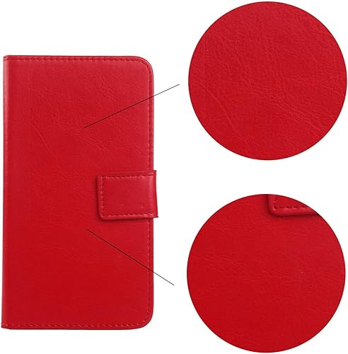 Vista 9 de Color Design PU Wallet Flip cuero con ranuras para tarjetas cubierta de la piel de la funda de protección de la piel Shell para XGODY Mate 10 5