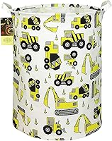 Vista 1 de HUNRUNG Cesta de Ropa Sucia, Cesta de Almacenamiento Grande de Tela de Lona Ligera Organizador de Juguetes Ropa Sucia Plegable Impermeable