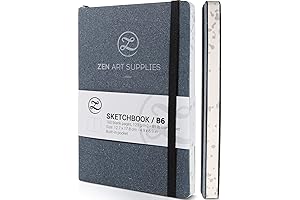 B6 Small Sketchbook for Drawing with Thick 140lb Paper