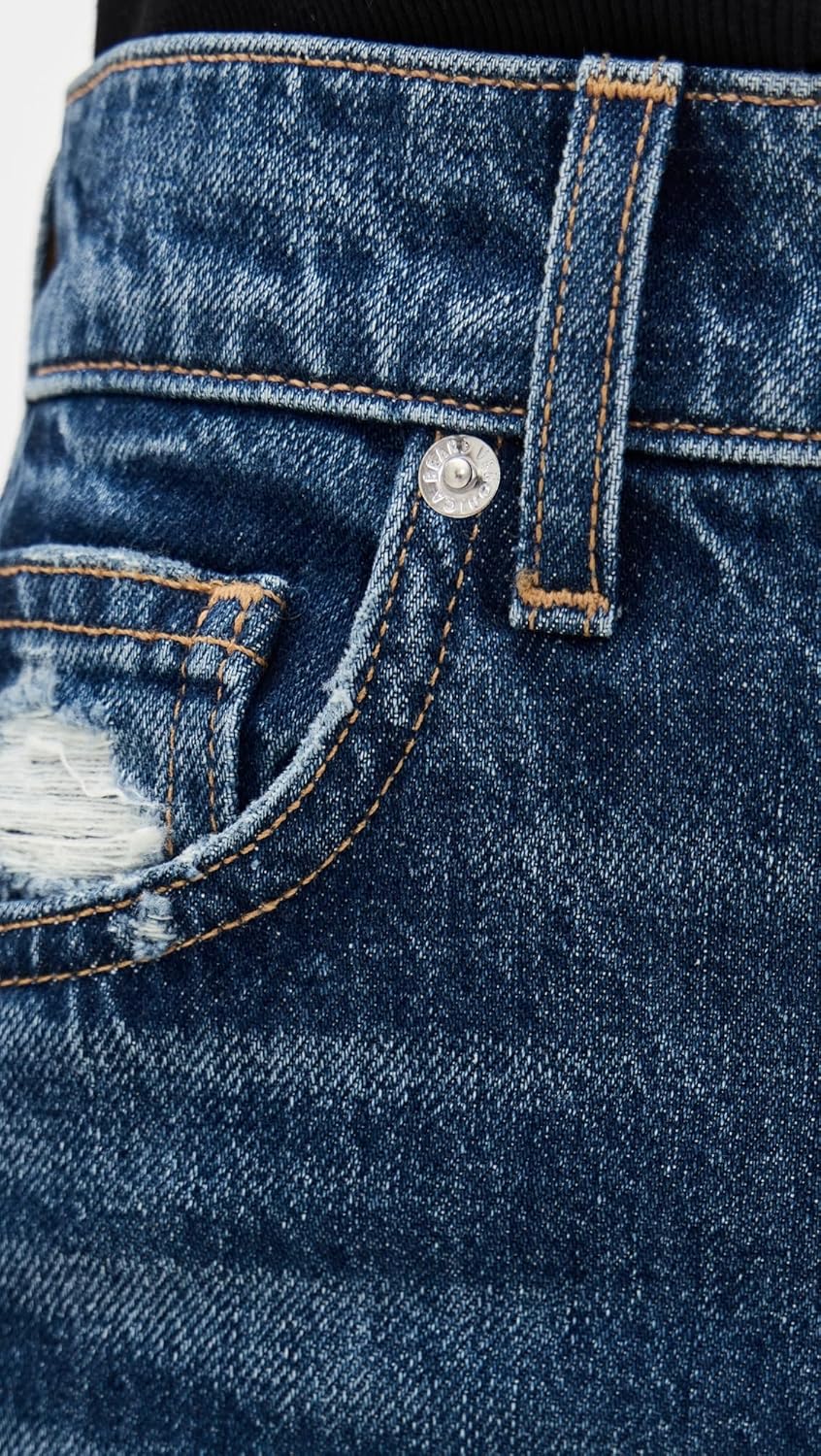 Veronica Beard Jean Women's Dylan High Rise Wide Leg Straight Jeans - Image 6