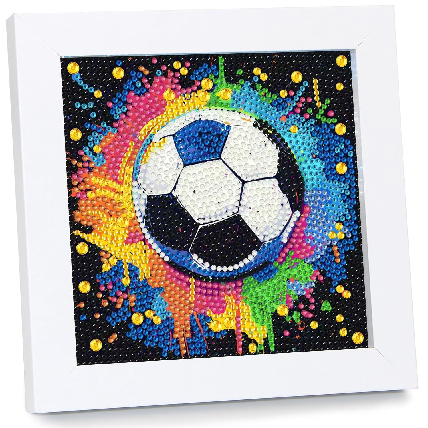 Halloween Cat Diamond Art Kit - Kids Craft -16