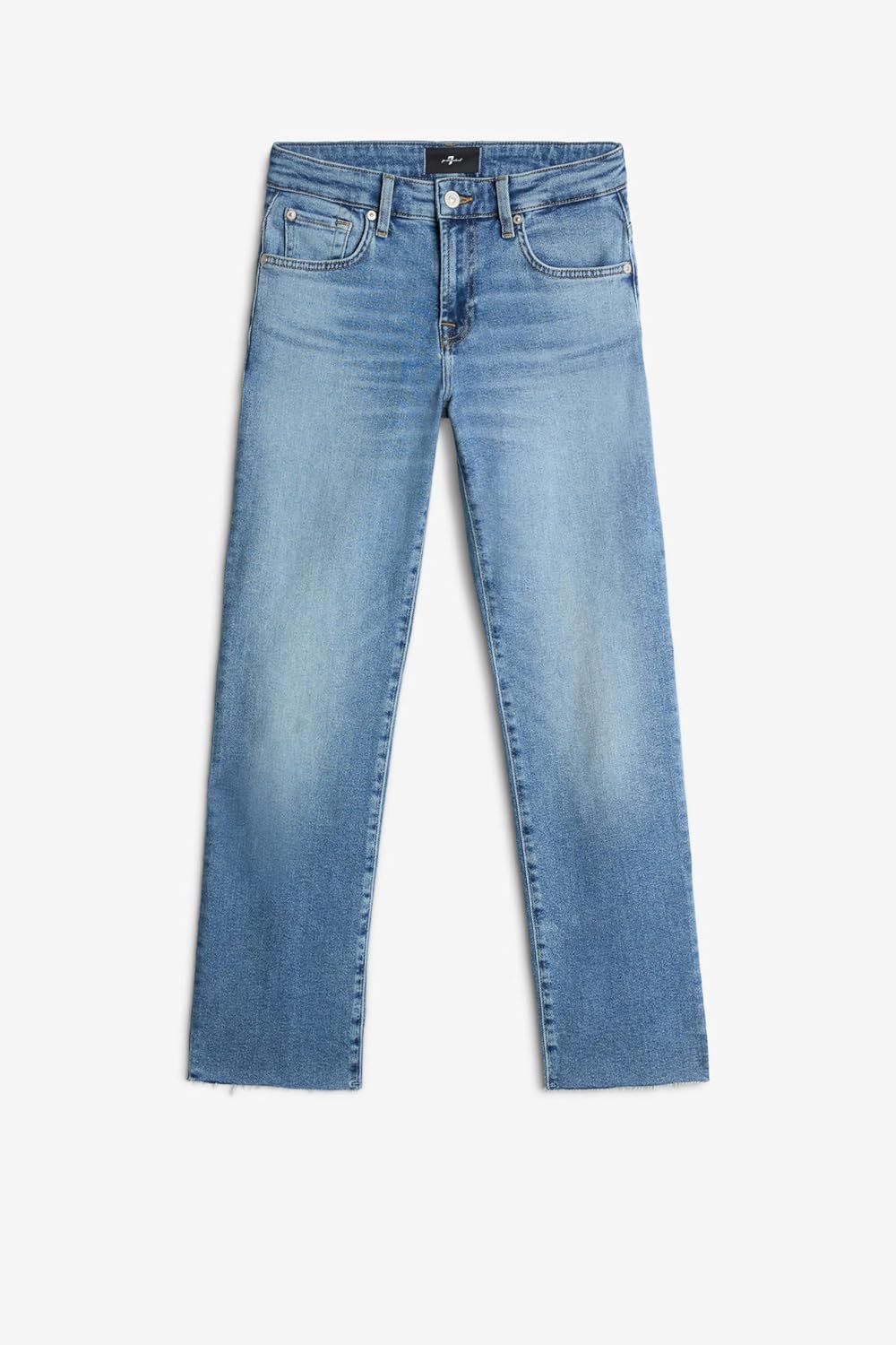 7 for All Mankind Women's Luxe Vintage Calie Straight Leg Ankle Jeans