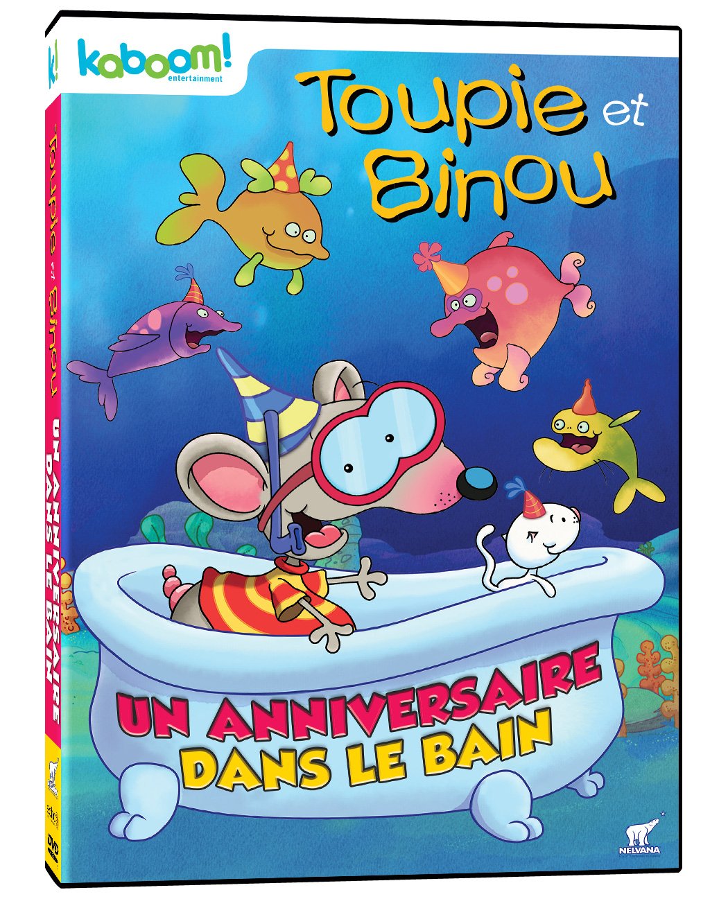 Toupie et Binou - Un anniversaire dans le bain (Bilingual) [DVD]