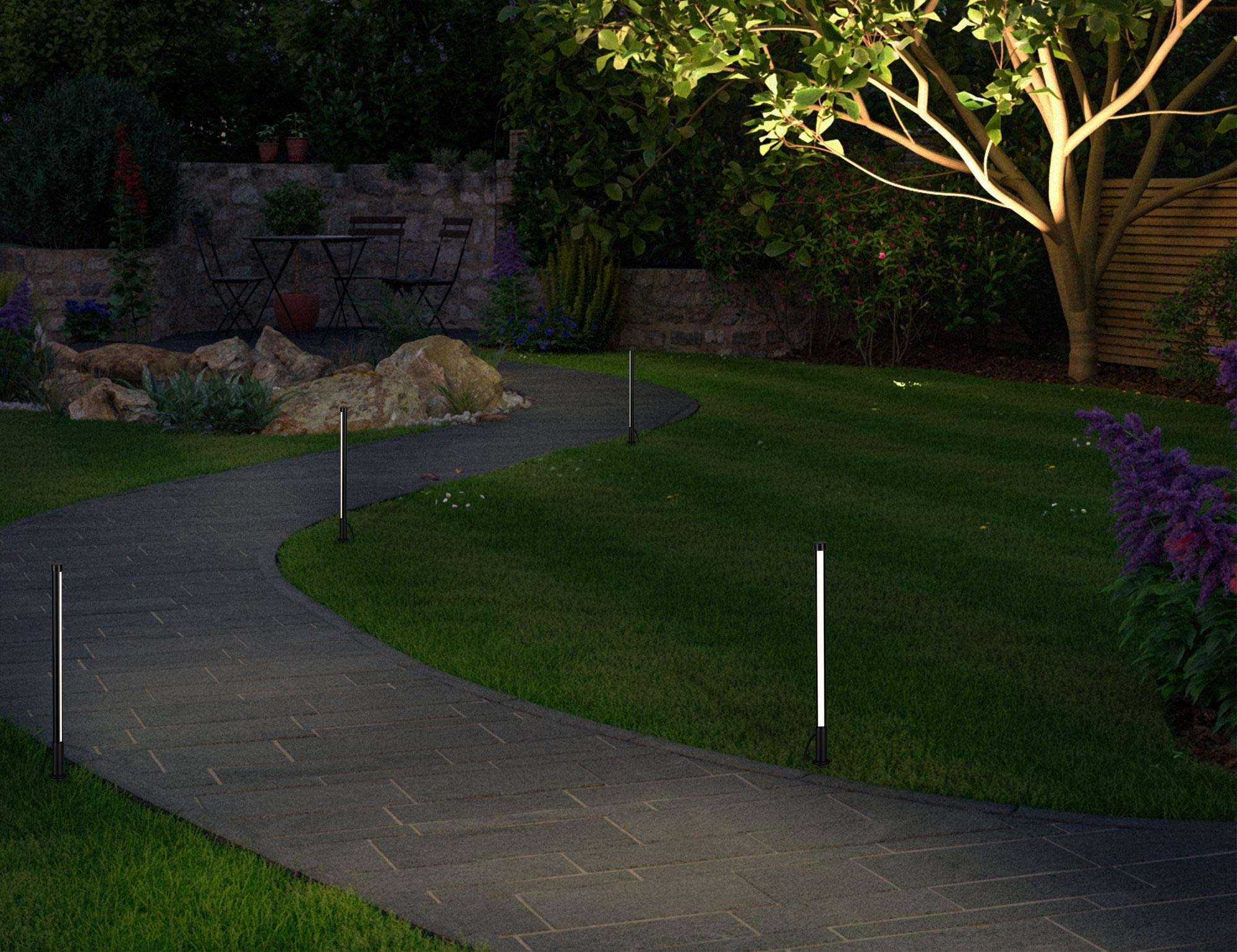 Paulmann 94530 Plug & Shine LED Luz Exterior Pivote IP65 Incl. 1x5
