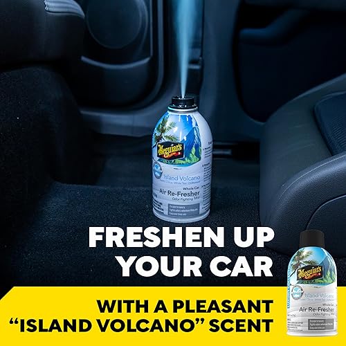 Vista 47 de Meguiar's - Aromatizante en aerosol para automóvil, elimina los olores fuertes del vehículo, aroma a brisa de verano (Summer Breeze), atomizador