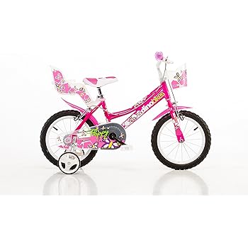 14 girl bike with doll carrier