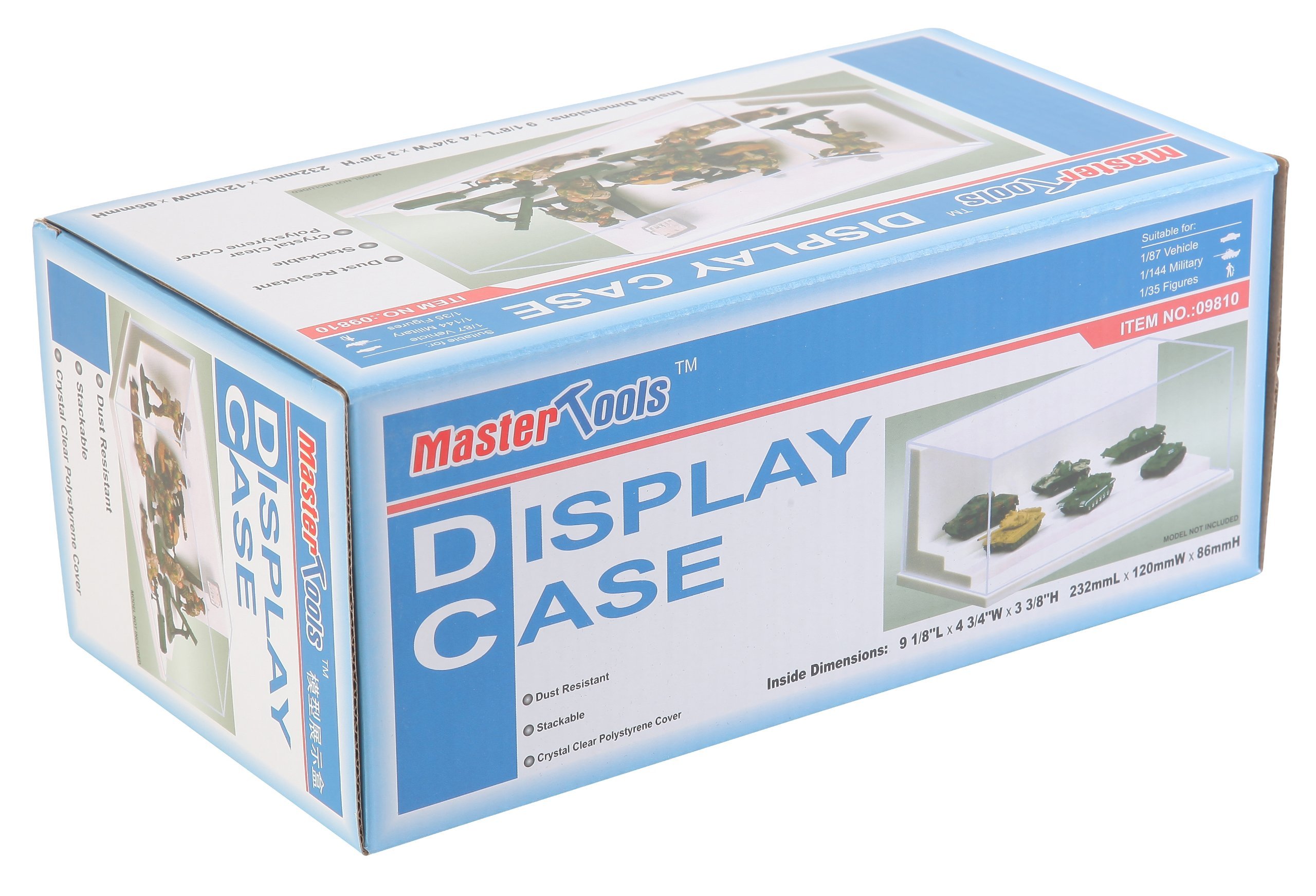Trumpeter / Master Tools 09810 - Acrylic - Showcase 232 x 120 x 86 mm - New