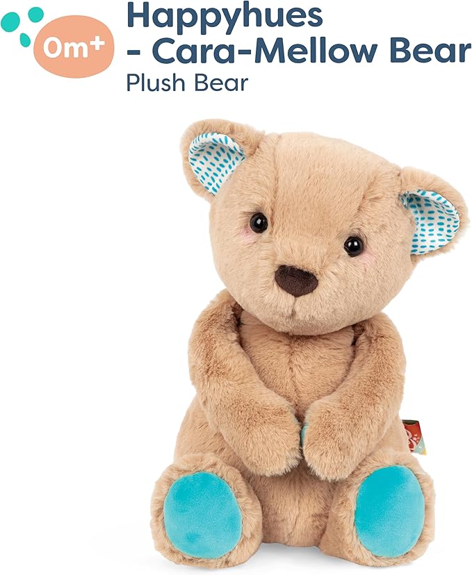 B. toys - Oso de Peluche Cara-Mellow Bear 12" - Suave y Acolchado miniatura 5