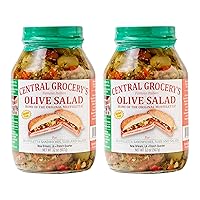 Vista 1 de Central Grocery Ensalada de aceitunas - 32 oz (paquete de 2)