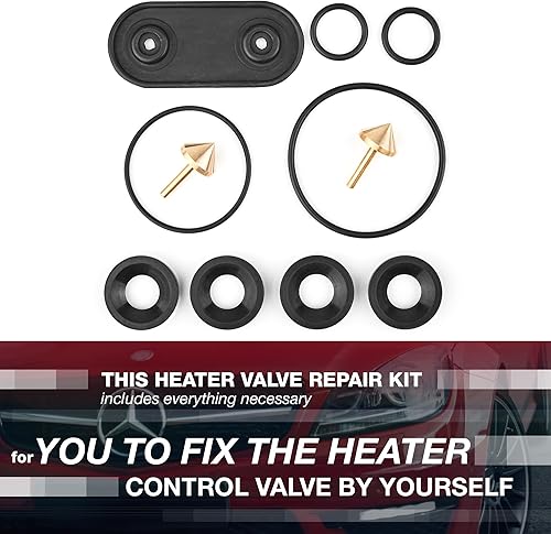 Miniatura 5 de Kit de reparación de válvula de calentador compatible con automóviles Mercedes-Benz, juego de piezas de reparación de calentadores para reparación