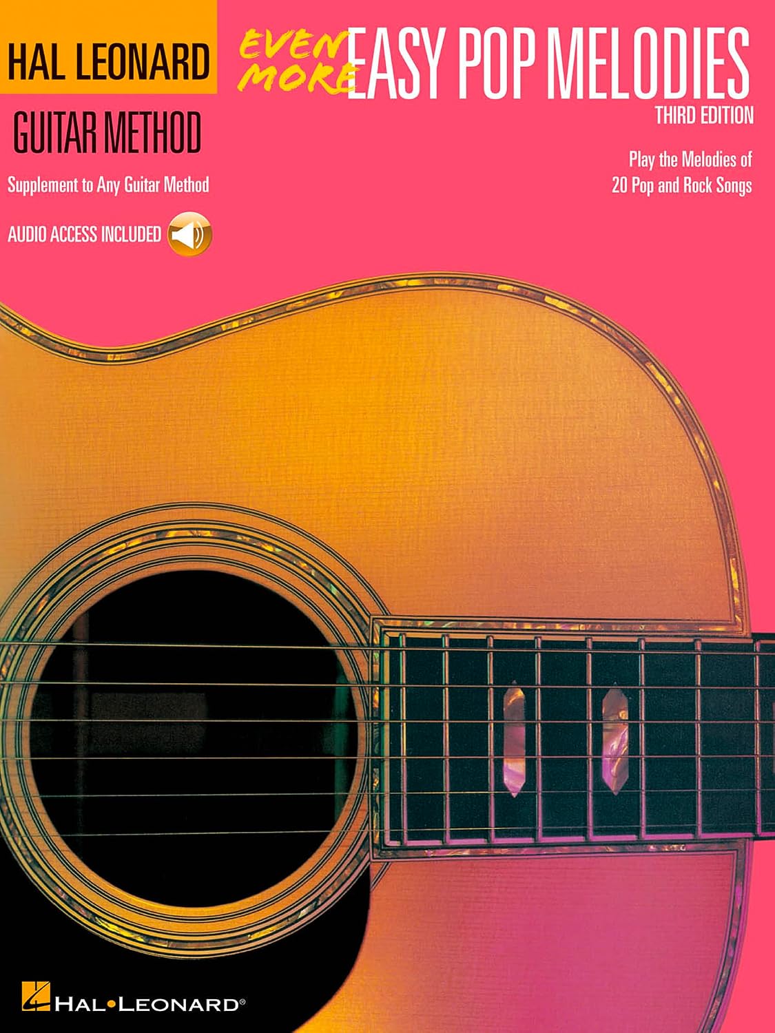 Even More Easy Pop Melodies Third Edition Guitar Songbook | Hal Leonard Guitar Method Book 3 Supplement with TAB Sheet Music and Online Audio Play-Along Tracks for Practice