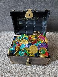 Amazon.com: AiFanS Treasure Chest for Kids Prizes,Plastic Treasure ...
