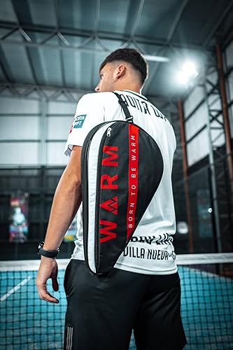Miniatura 5 de WARM Go Easy Padel Bag - Paletero compacto y mochila de pádel para raquetas, pelotas y accesorios  Protección aislada para raquetas y gancho para
