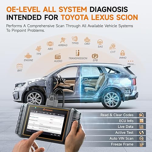 Miniatura 2 de FOXWELL NT710 OBD2 Escáner Bidireccional Herramienta de escaneo de diagnóstico para Toyota Lexus Scion, actualización NT510 Elite Sistema Completo