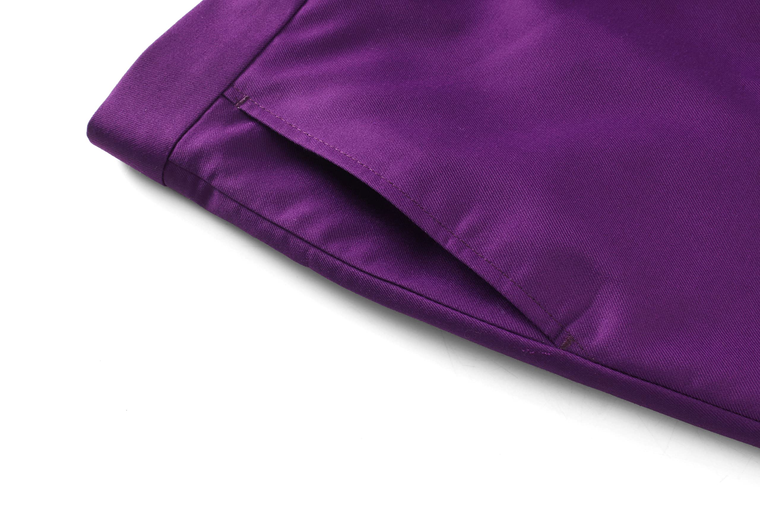 MOGU Abito da uomo, 2 pezzi, slim fit, con blazer doppiopetto e pantaloni da smoking