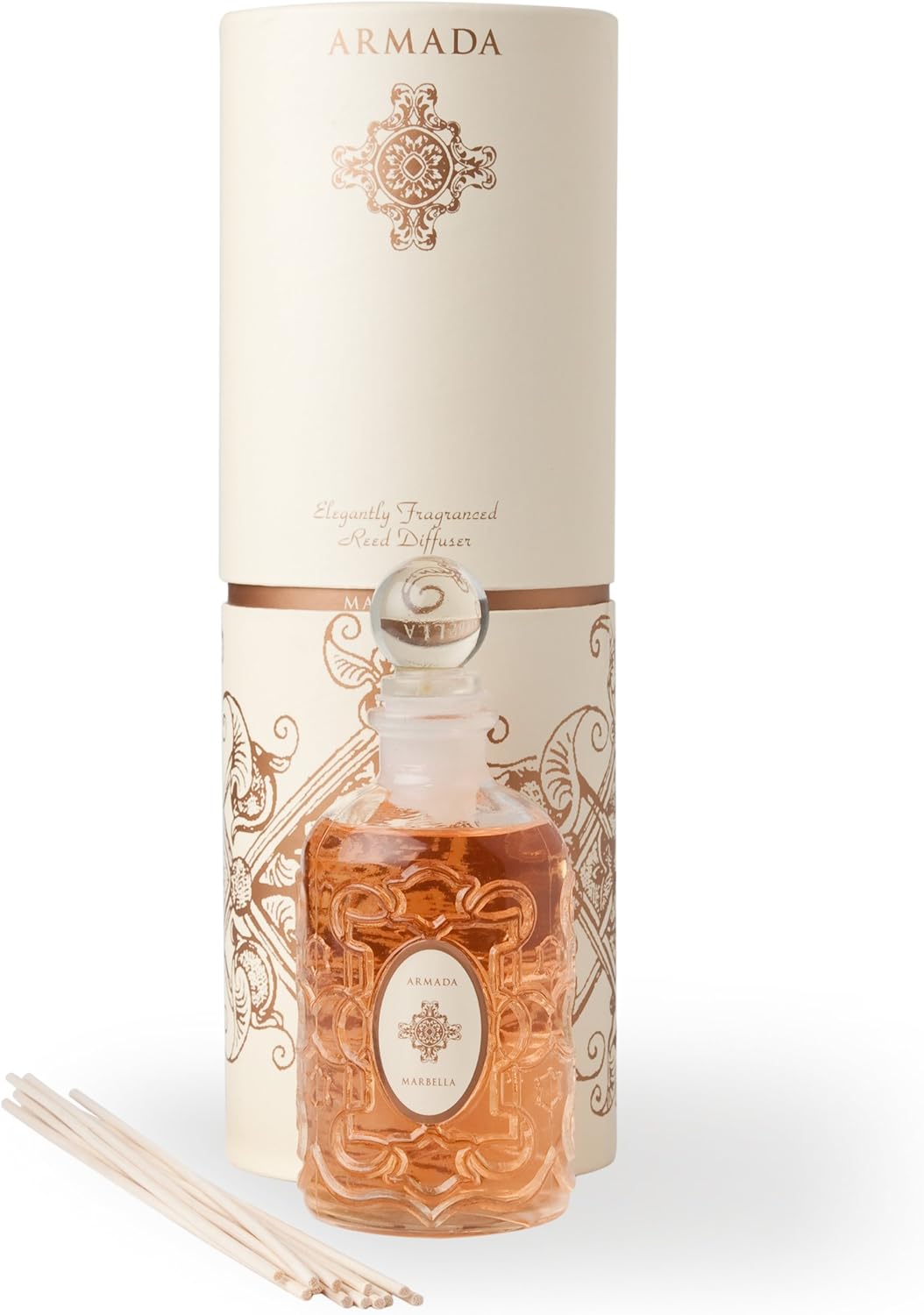 Zodax Armada Reed Diffuser Set in Gift Box, Marbella Scent