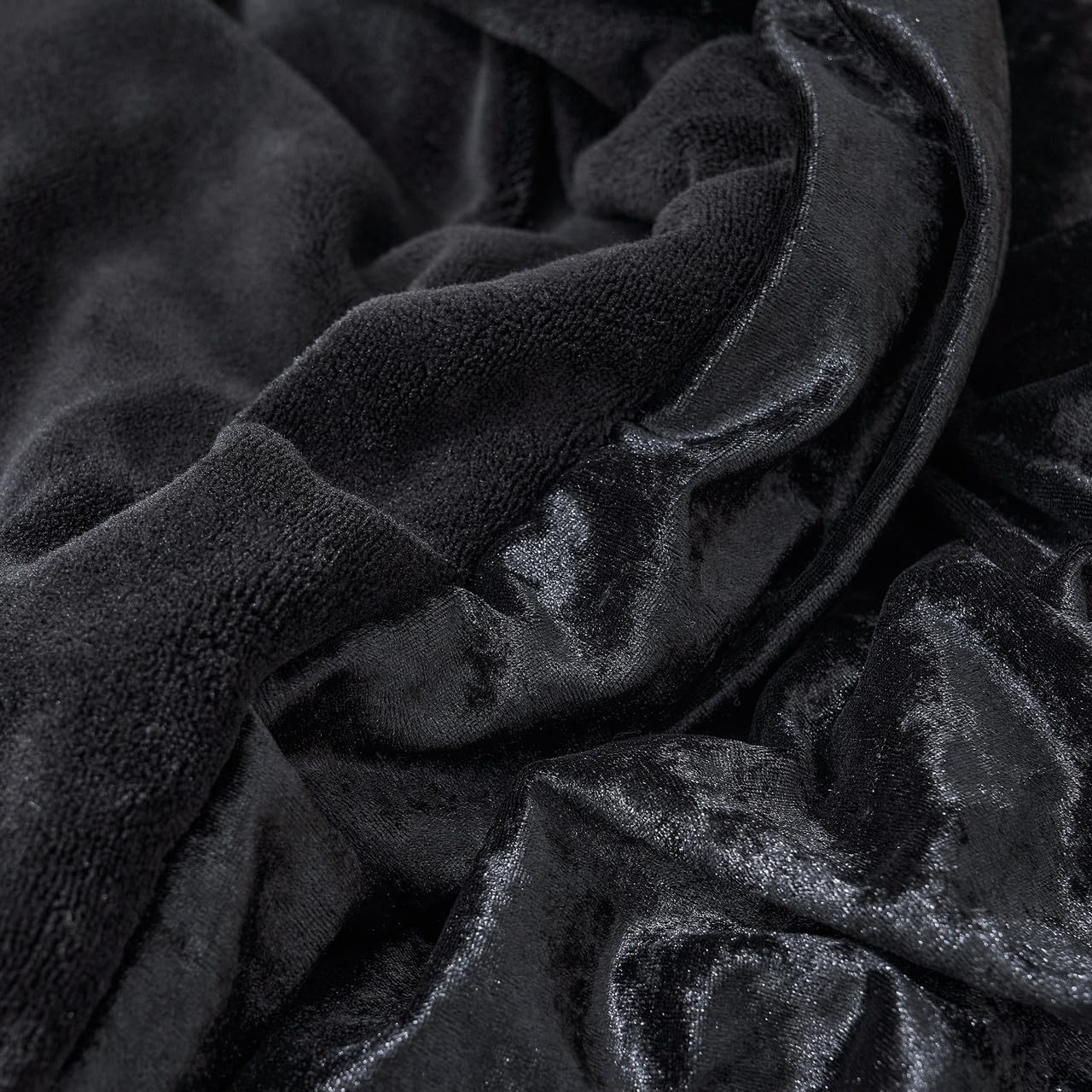 Coma Inducer Velvet Crush Toddler Comforter - Champagne Black