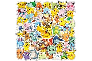 50Pcs Cartoon Anime Stickers for Fashionable Kids
