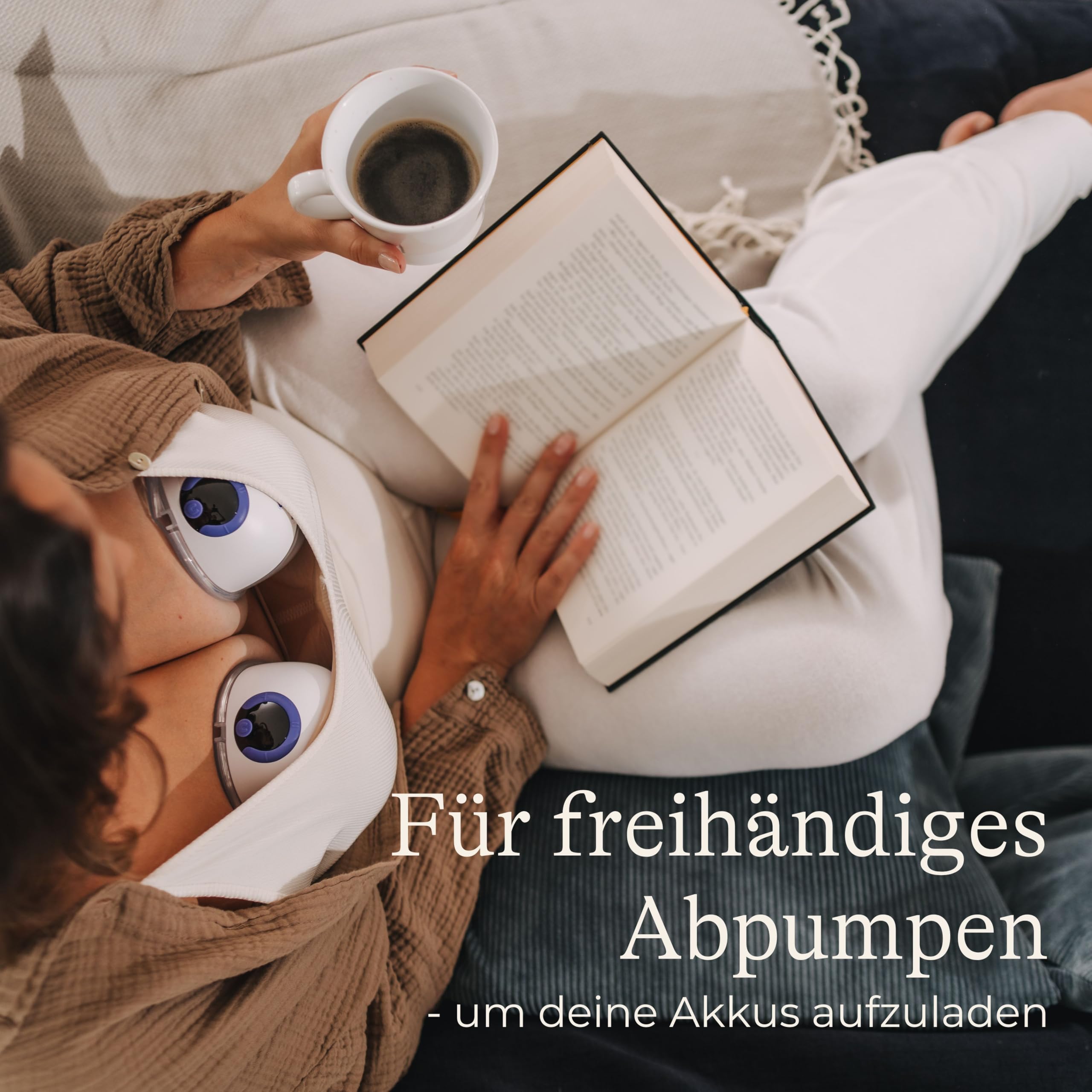 Lansinoh tragbare elektrische Doppelmilchpumpe freihändig leise wiederaufladbarer Akku