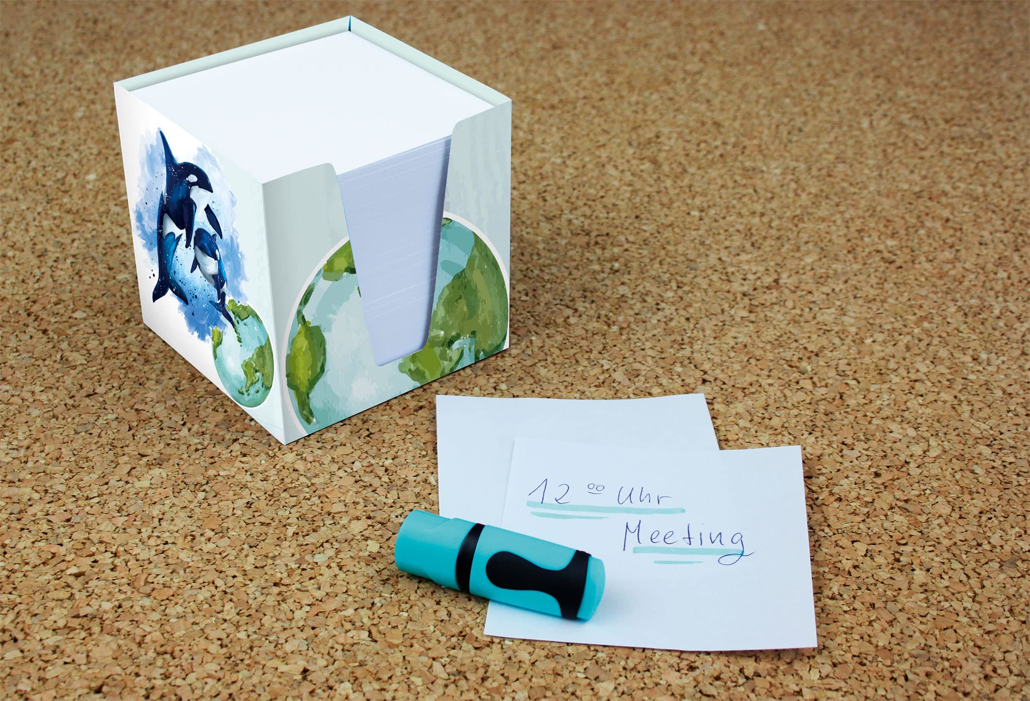 Amazon | RNK World メモ帳 900枚 92×92×92mm 1冊入り 46799