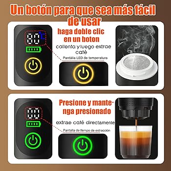Cafetera Portatil Capsulas 3 en 1 Mini Cafetera Portátil Multicapsulas Maquina Cafe Portatil Pequeña3