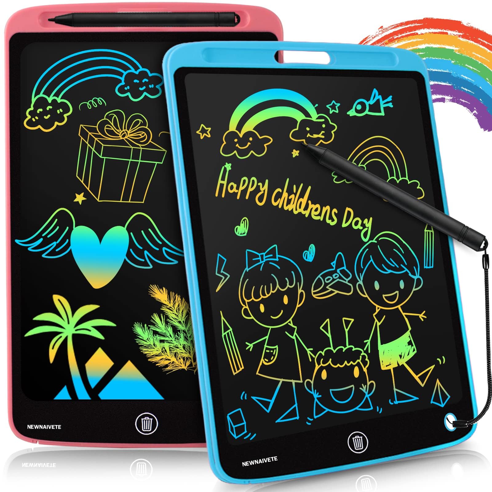 Writing pad Tablet, 8.5" Inch Colorful Toddler Doodle Board Drawing Tablet, Erasable Reusable Electronic Drawing Pads, Educational and Learning Tool (Pack of 1)-picture-12