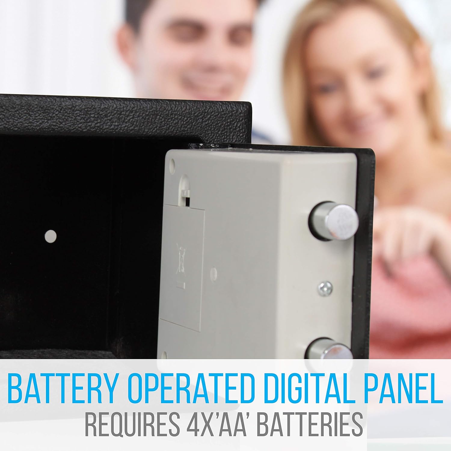 Bеѕt Quаlіtу 🔥 Safe and Lock Box - Safe Box, Safes And Lock Boxes, Money Box, Safety Boxes for Home, Digital Safe Box, Steel Alloy Drop Safe, Includes Keys- SereneLife SLSFE14