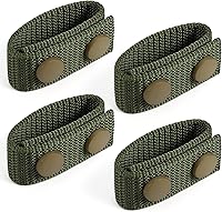 Vista 7 de Cinturón de servicio con broches dobles para cinturón de 2¼ pulgadas de ancho, cinturón táctico de seguridad, accesorios de equipo militar de policía