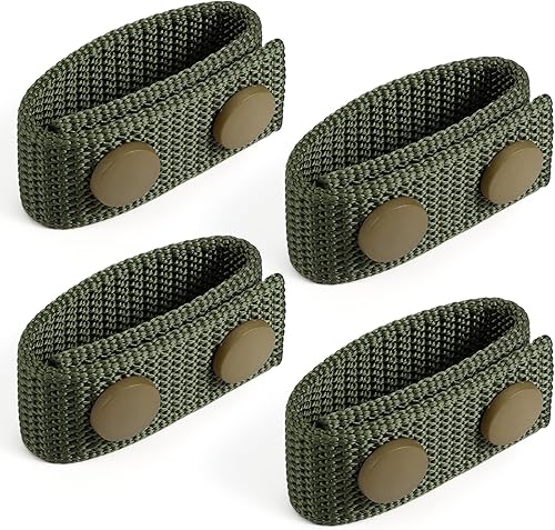 FRTKK Cinturón de servicio con broches dobles para cinturón de 2 pulgadas de ancho, cinturón táctico de seguridad, accesorios de equipo militar de