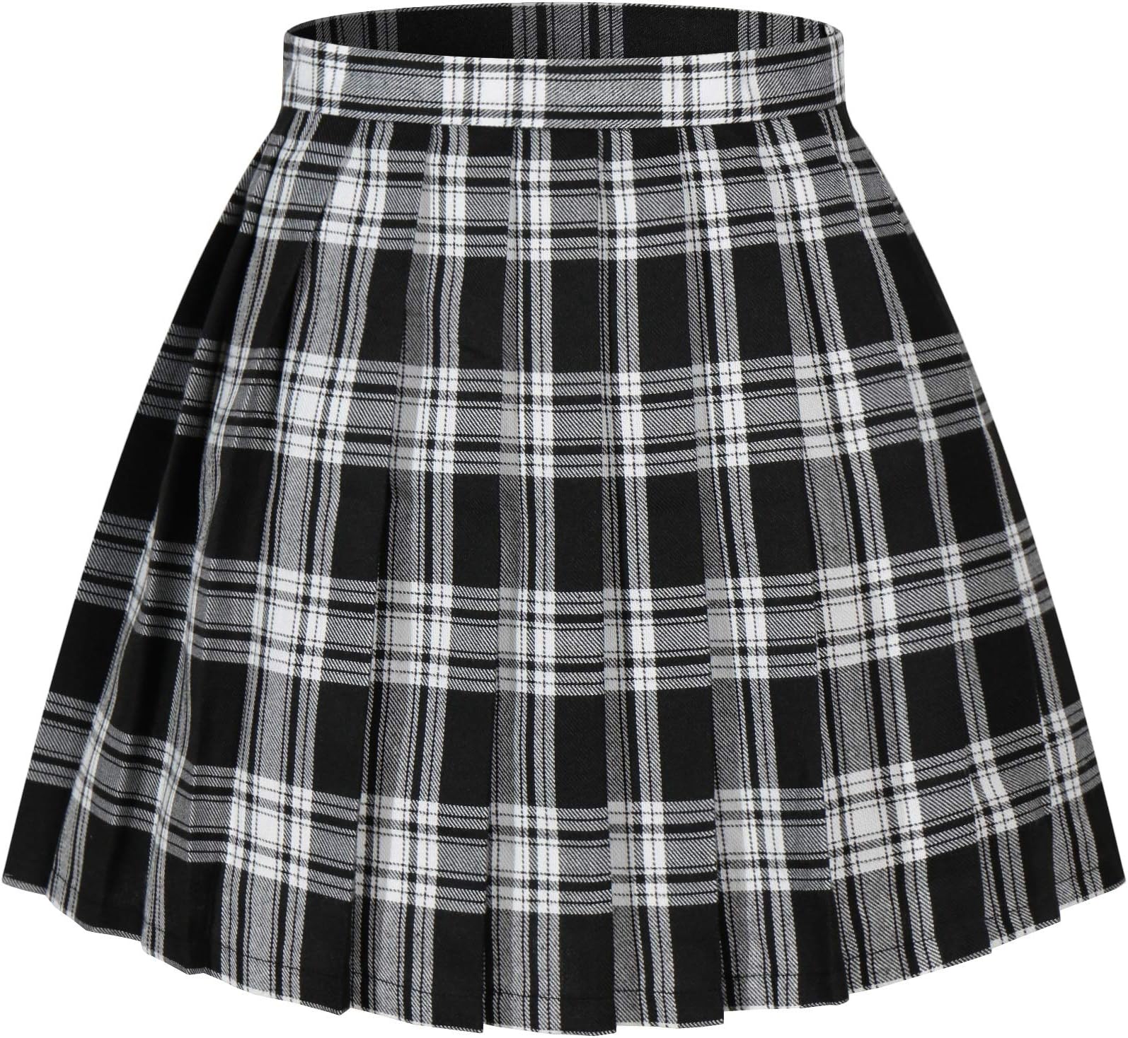 Women Girls Short Plaid Pleated Skirts Uniform Cosplay Costumes