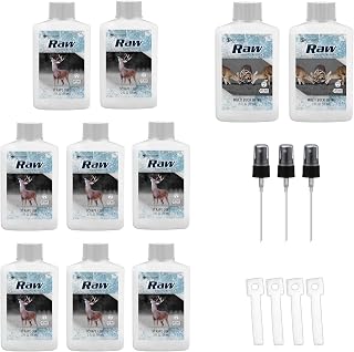 RAW Frozen Scents Early Season Pro Packs – Whitetail Deer Hunting Kit with Scrape Lure, Buck Urine, Big Wicks & Sprayer Cap