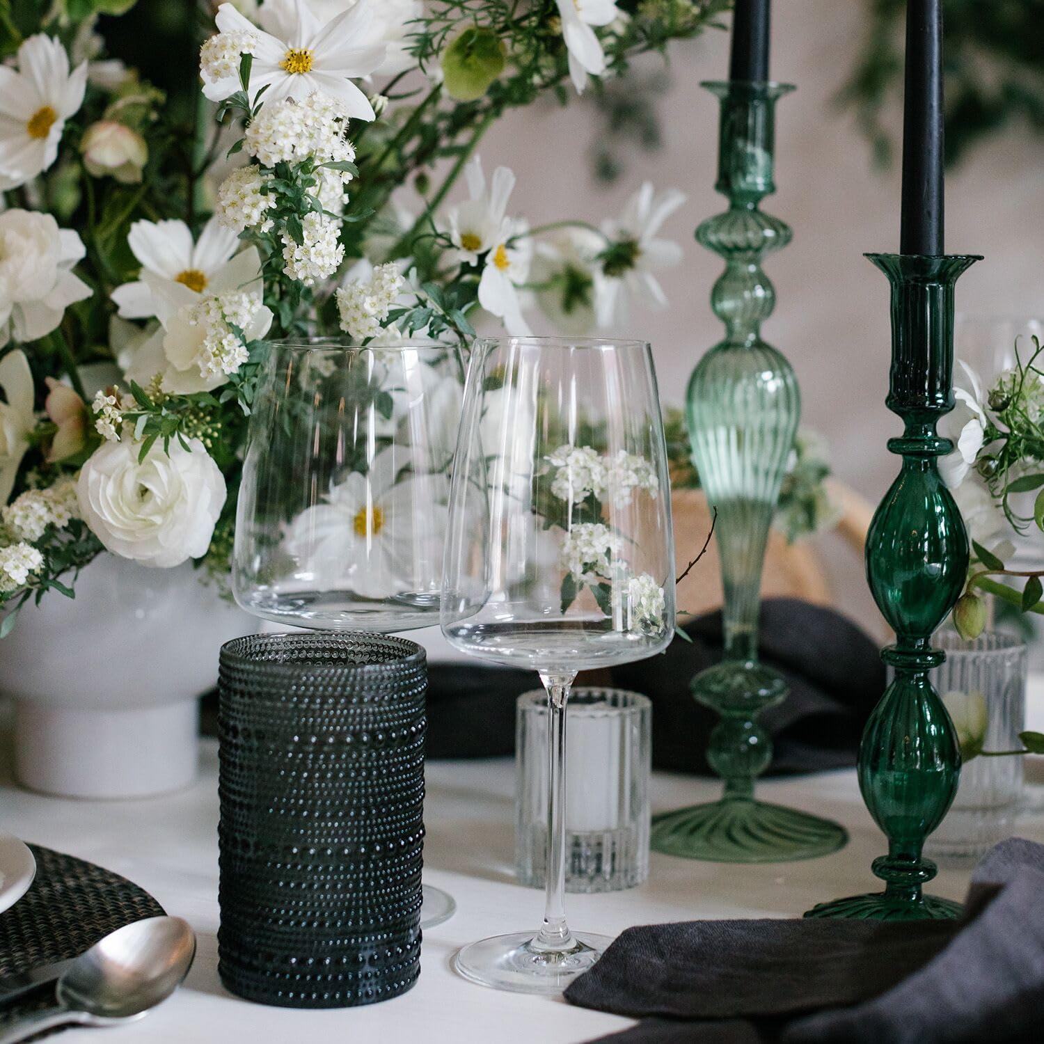 Sur La Table Glass Taper Candle Holder, 13.5