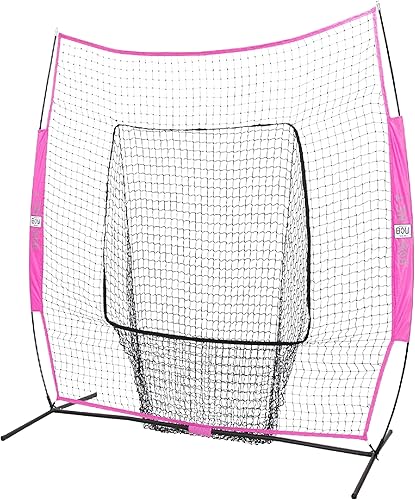 Bownet Red de repuesto de colores de boca grande, red de entrenamiento de 7 x 7 pulgadas, solo red, se adapta al marco original de 7 x 7 pulgadas o