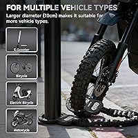 Vista 8 de HEETA Candado de scooter eléctrico antirrobo, cerradura de cadena de bicicleta de combinación de 4 dígitos, accesorios de cable de bloqueo