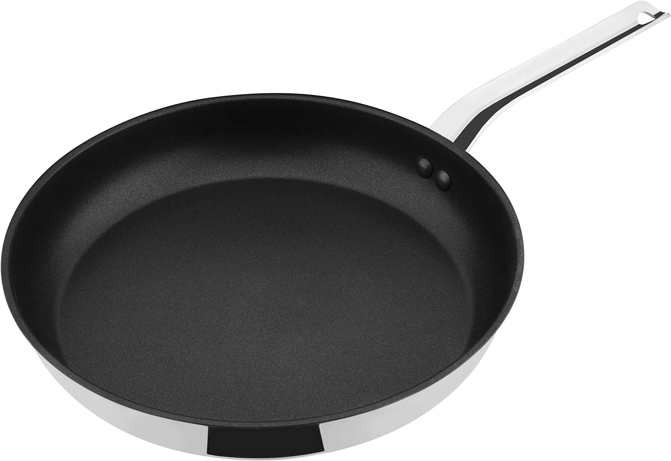 Thomas P503704 Nesting Non-Stick Frying Pan, Dishwasher Safe, 26 cm, Stainless Steel, Induction Suitable,Ideal for Eggs, Bacon, Pancakes & More