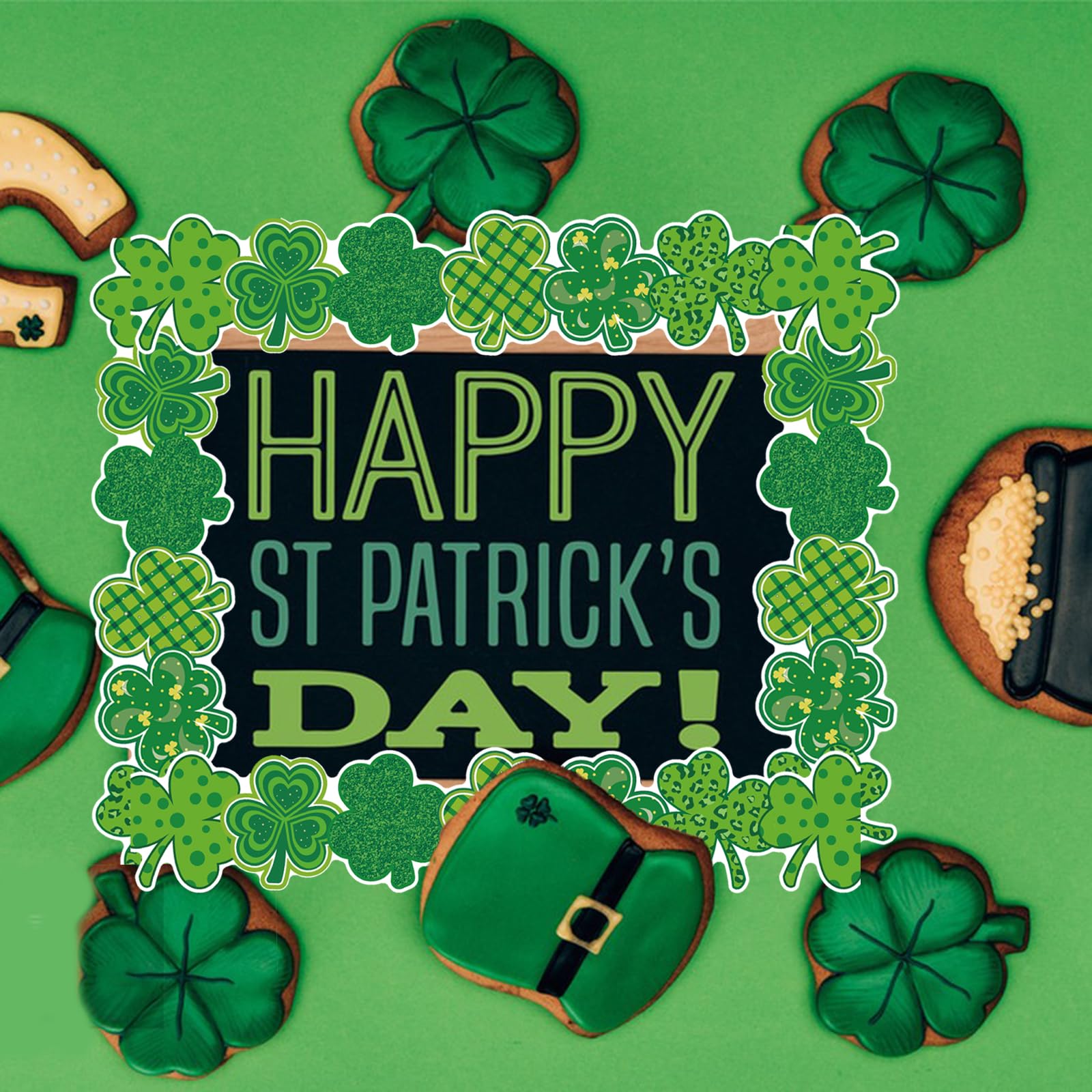 Snapklik.com : 69 Feet St. Patricks Day Shamrock Bulletin Board Borders ...