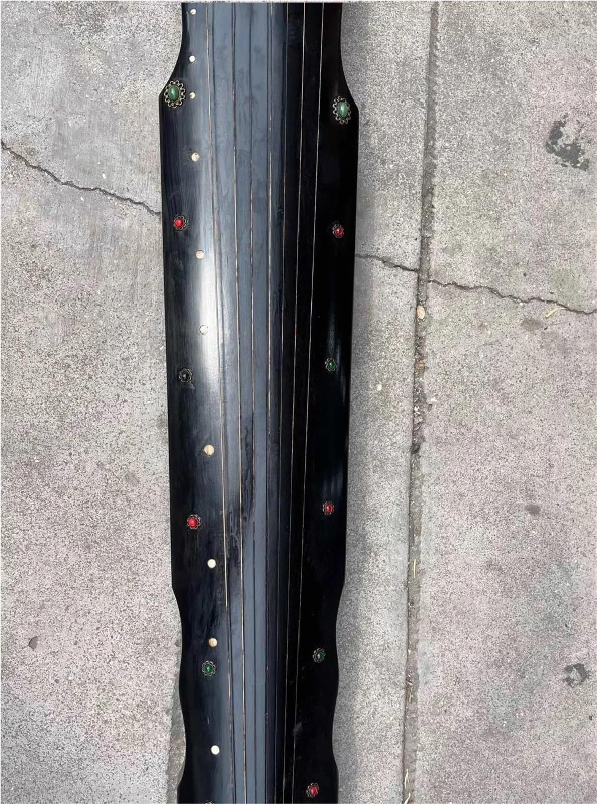 Ręcznie Robiony Hebanowy Guqin Tradycyjny Instrument Strunowy Guqin (chińska Cytra)