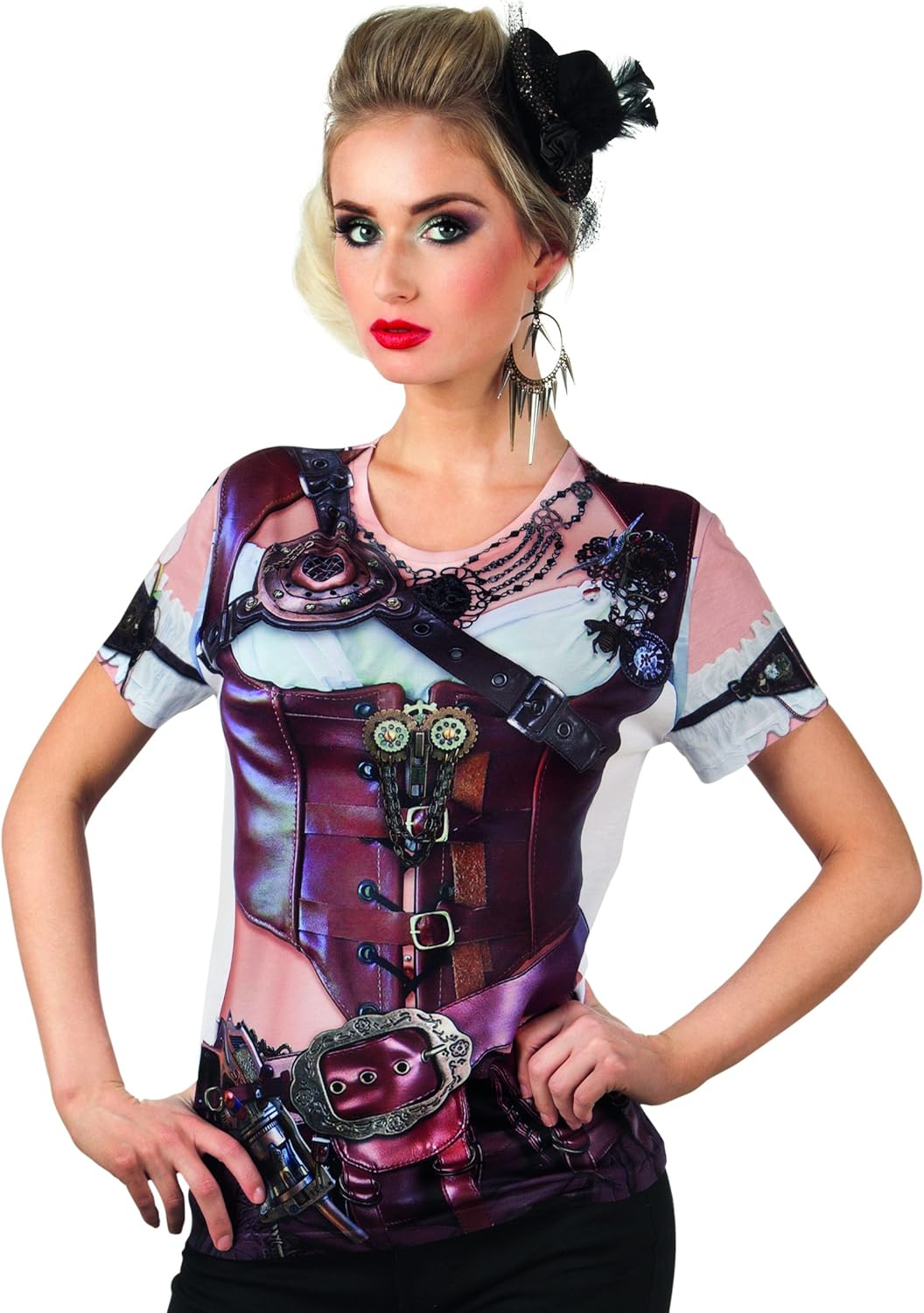 Boland Mrs Steampunk Realistic Photo T-Shirt