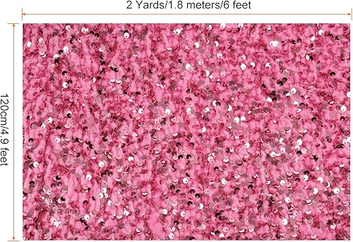 Miniatura 2 de Tela iridiscente de lentejuelas de terciopelo brillante de 2 yardas, tela brillante, para vestido de lino, telón de fondo de cumpleaños, decoración