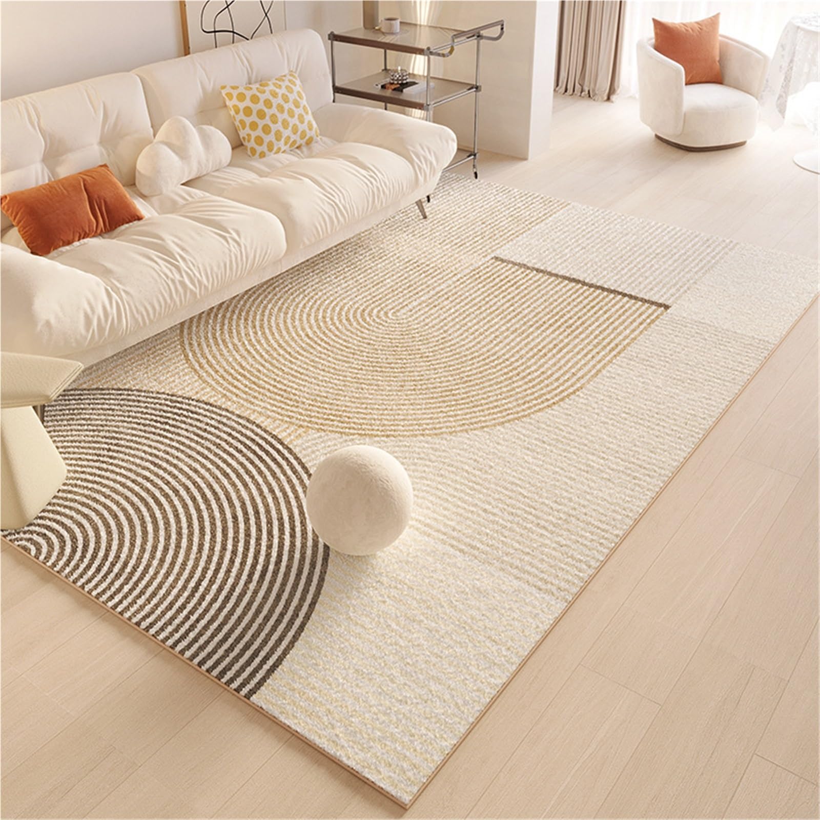 Tapis antidérapant et lavable pour éviter les glissades dans le salon
