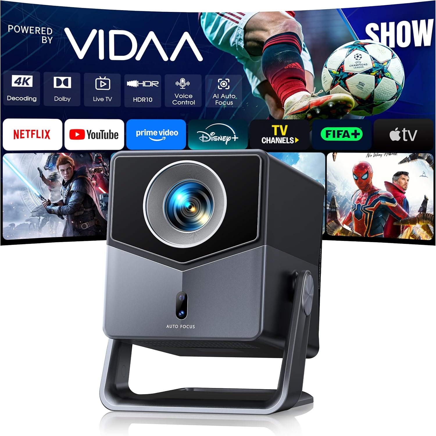 Smart Projector 4K [VIDAA Live...