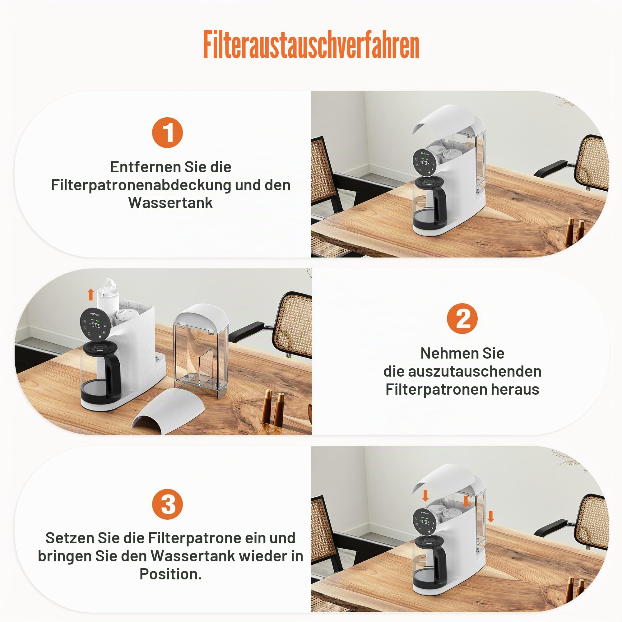 Ecoviva WP-RO-200G Umkehrosmose-Filterkartusche, 1 Packung