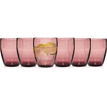 S nger London Drinking Glasses Set of 6 Purple