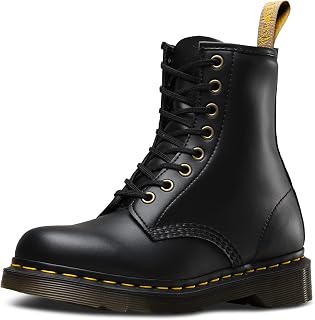 Dr. Martens 1460 Pascal 8-Eye Boots - Durable Wild Buck Leather Combat Boots Unisex