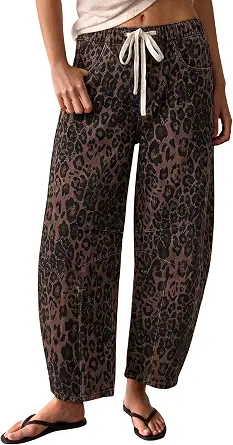  Barrel Jeans Women Boyfriend Baggy Jeans Y2K Mid Rise Cropped Pants