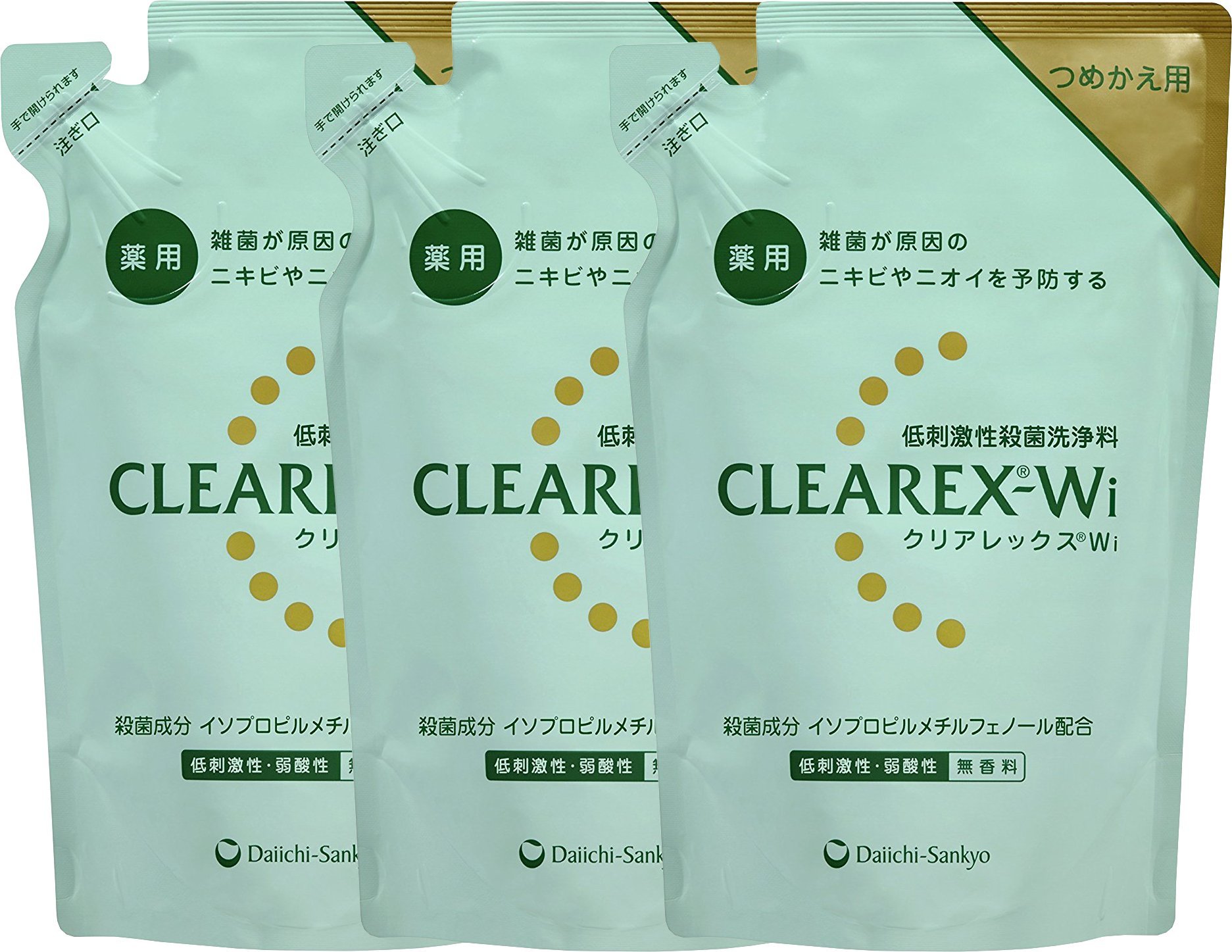 【3個セット】クリアレックスWi つめ替用 380ml