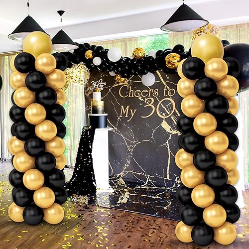 Miniatura 6 de RUBFAC Juego de 2 soportes de columna para globos, kit de columna ajustable de altura de 6.6 pies, soporte de globo telescópico de metal, fiesta de