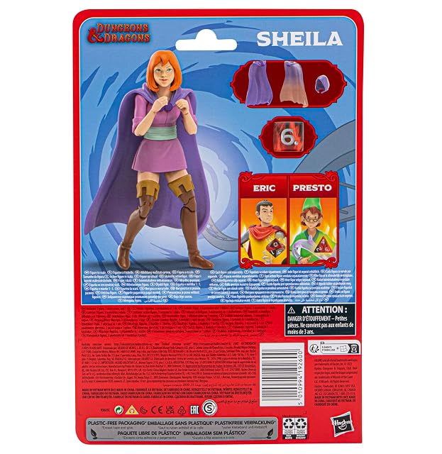 Foto 4 de 6 de Dungeons & Dragons - Figura de la Serie Animada clásica - Figura de Sheila a Escala de 15 cm - Juguetes de D&D